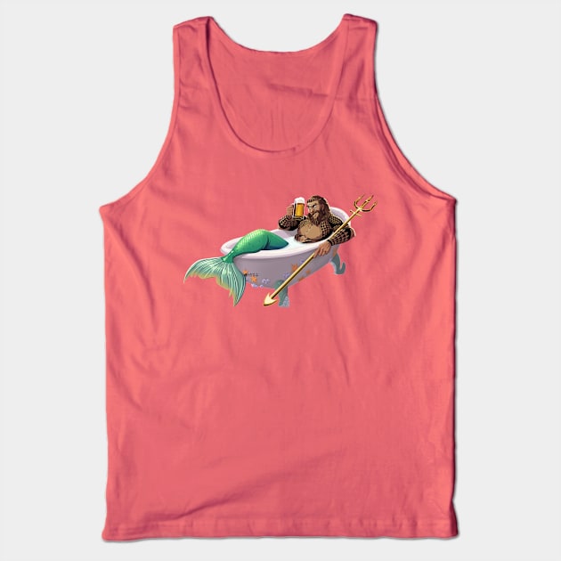 King of the Sea Tank Top by cseguritanart